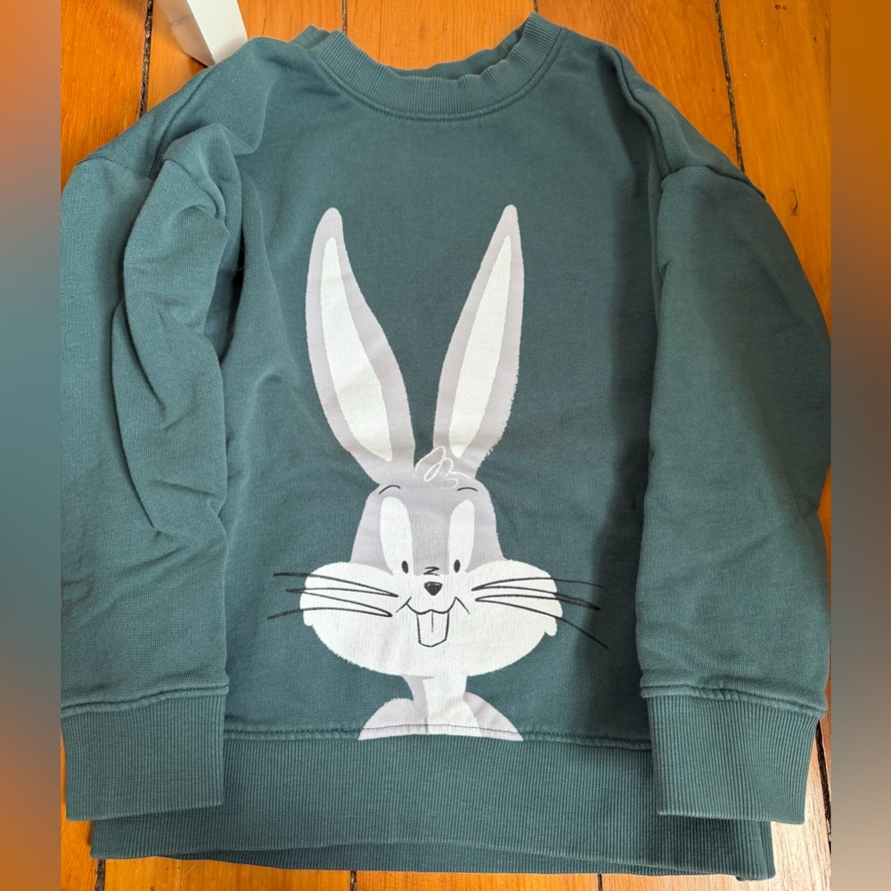 Kids Looney Tunes Hanna Andersson Bugs Bunny sweatshirt size 120 cm 6 - 7